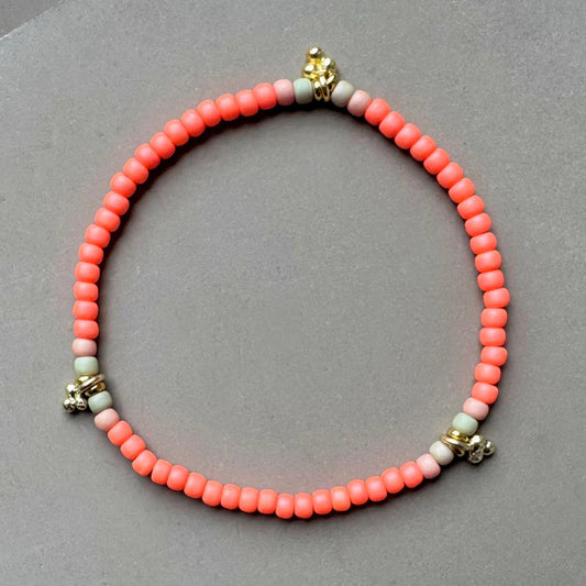 Handgefertigtes Armband        ▪️MINI ROC NEW FLAMINGO SAGE