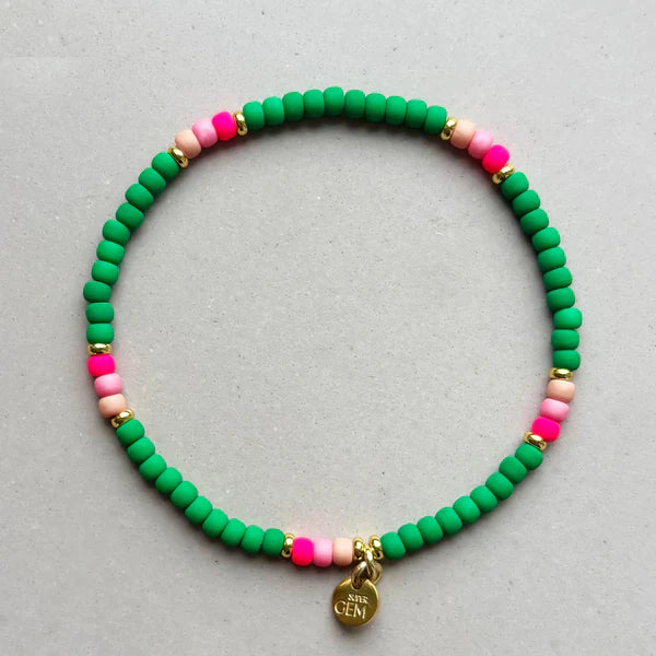 Handgefertigtes Armband        ▪️MINI ROC GREEN