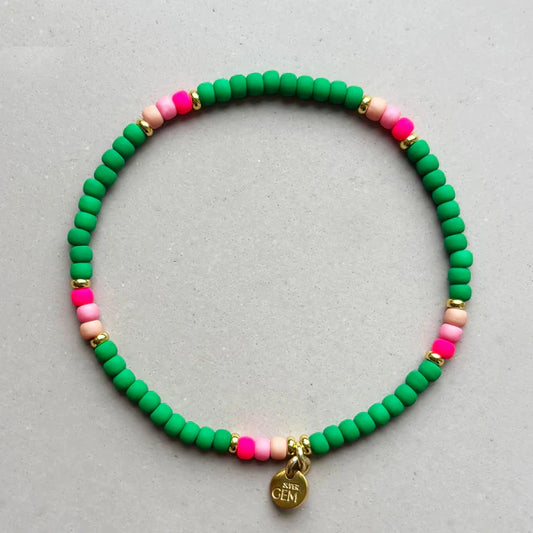 Handgefertigtes Armband        ▪️MINI ROC GREEN