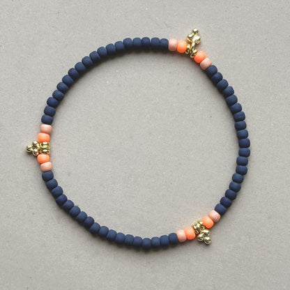 Handgefertigtes Armband        ▪️MINI ROC NEW MIDNIGHT FLAMINGO