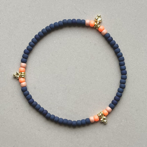 Handgefertigtes Armband        ▪️MINI ROC NEW MIDNIGHT FLAMINGO