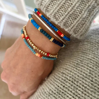 Handgefertigtes Armband        ▪️MINI ROC AQUA