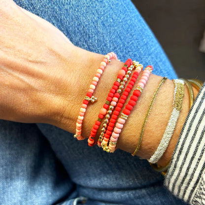 Handgefertigtes Armband        ▪️MINI ROC NEW CORAL