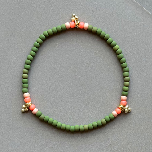 Handgefertigtes Armband        ▪️MINI ROC NEW OLIVE