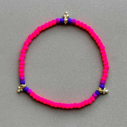 Handgefertigtes Armband        ▪️MINI ROC NEW PINK