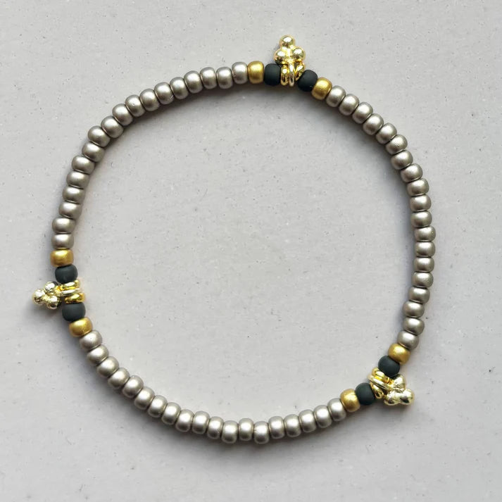 Handgefertigtes Armband        ▪️MINI ROC NEW SILVER