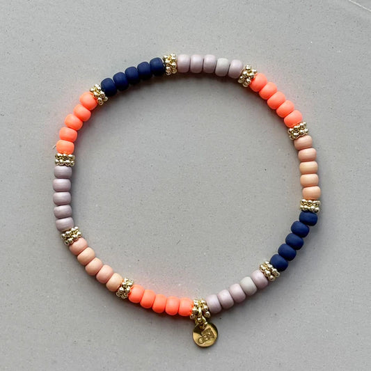 Handgefertigtes Armband ▪️ROC MIDNIGHT FLAMINGO - CousinClay
