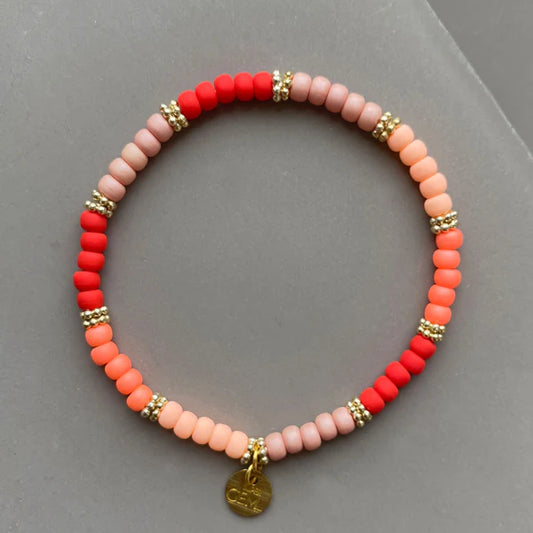 Handgefertigtes Armband ▪️ROC RED FLAMINGO - CousinClay