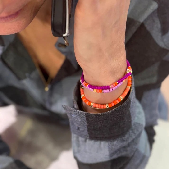 Handgefertigtes Armband          ▪️MINI ROC WISTERIA