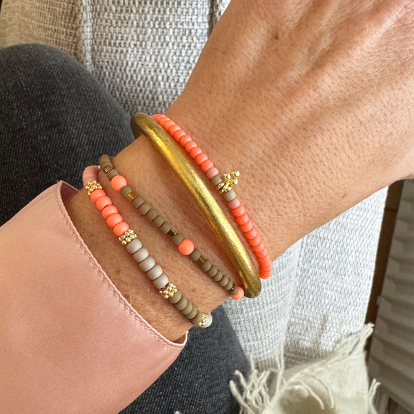 Handgefertigtes Armband        ▪️MINI ROC NEW FLAMINGO SAGE