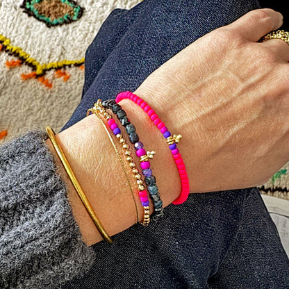 Handgefertigtes Armband        ▪️MINI ROC NEW PINK