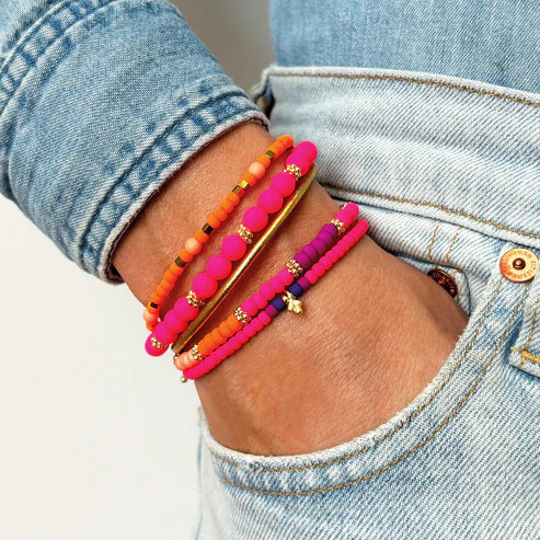 Handgefertigtes Armband        ▪️MINI ROC NEW PINK