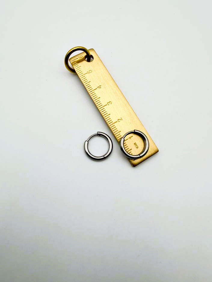 Titan Klappcreolen ▪️G23 Titan für empfindliche Ohren