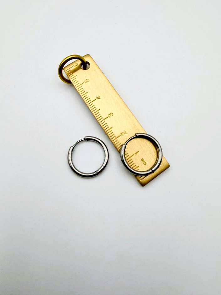 Titan Klappcreolen ▪️G23 Titan für empfindliche Ohren