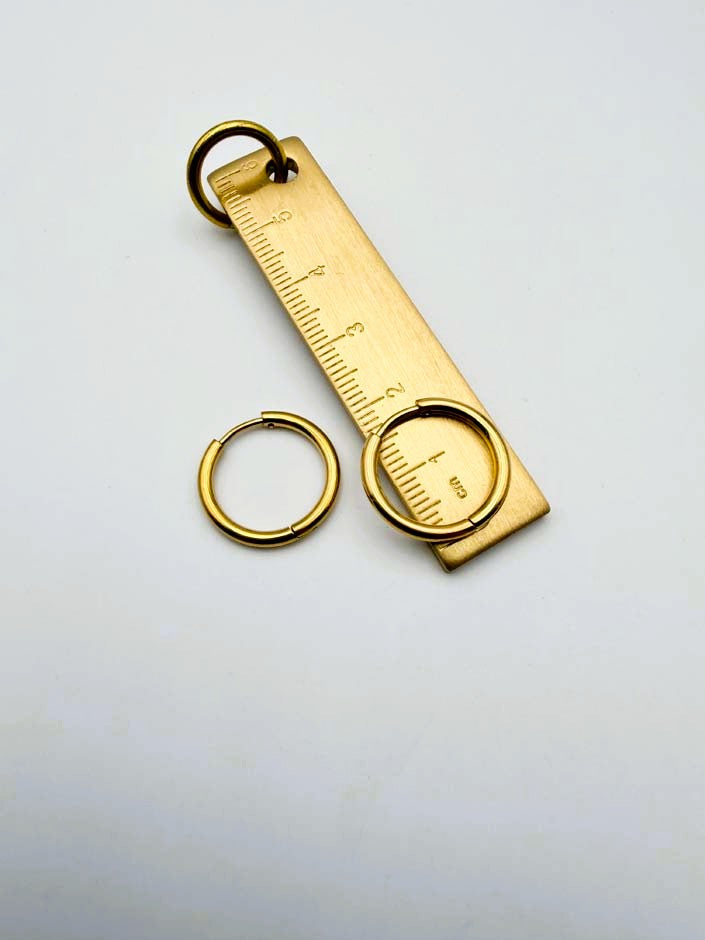 Titan Klappcreolen ▪️G23 Titan für empfindliche Ohren