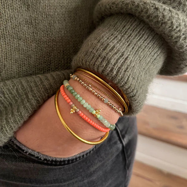 Handgefertigtes Armband        ▪️MINI ROC NEW FLAMINGO SAGE