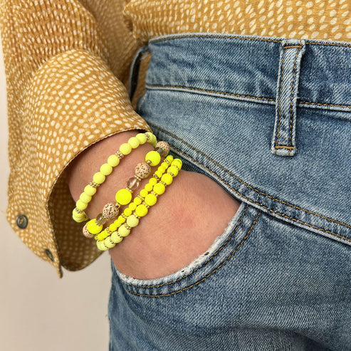Handgefertigtes Armband          ▪️MINI NEON YELLOW