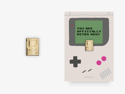 Pin / Officially Retro / Game Boy